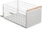 Koolkasa Ausziehbare Schublade Küche Teleskopschublade, Tiefere Schubladen organizer Mit Schubladenschienen und Holzgriff, Metall Pull Out Drawer für Küchenschränke - (40T x 24B x 19,5H CM)Ohne Bohren