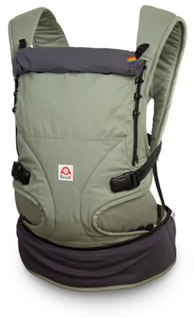Ruckeli Basic Slim Babytrage | Fullbuckle | 50/56-98 cm (Salbei)