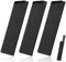 Knife Covers or Sleeves, 3 Pcs ABS Universal Knife Guard Set for Kitchen Knives Flocking Sheath Blade Guard Gentle, Non-Scratch Felt Lining Protectors Sleeve for Chef Knives, Cleaver, Black