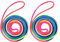 GARIOUANS 2piezas Juguetes Retro De Cuerda para Dedos De Coordinación para Accesorios De Fiesta y Actividades