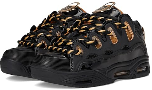 Osiris Men's D3 2001 Skate Shoe, 25 Years/Black/Gold, 7.5 UK