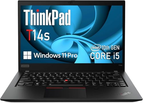 Lenovo Thinkpad T14s Gen 2 Business Laptop, 14-Inch FHD (1920x1080), Intel Core i5-1145G7, 16GB RAM, 512GB SSD, QWERTY Keyboard, Windows 11 Pro (Renewed)