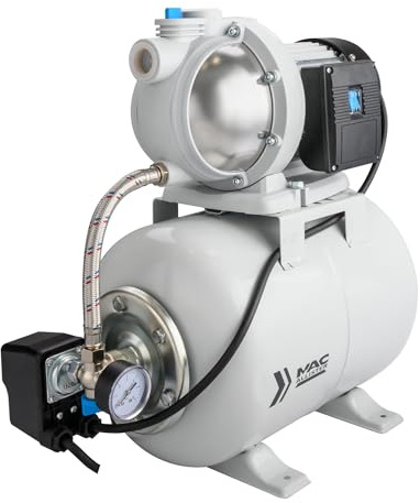 Mac Allister Surpresseur 1100 W 4600 L/h Réservoir 24 L