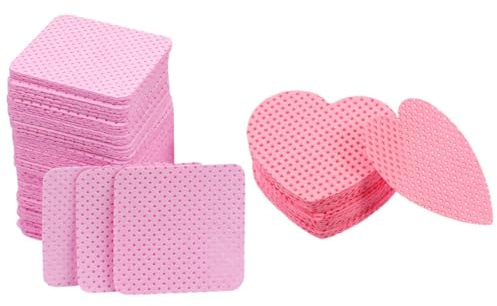 Nagellackentferner Tücher 400 Blatt aus Baumwolle für Frauen Rosa | Wattepads zum Entfernen von Nagellack, für Zuhause und Reise, Platzsparend, mit Aufbewahrungsbox
