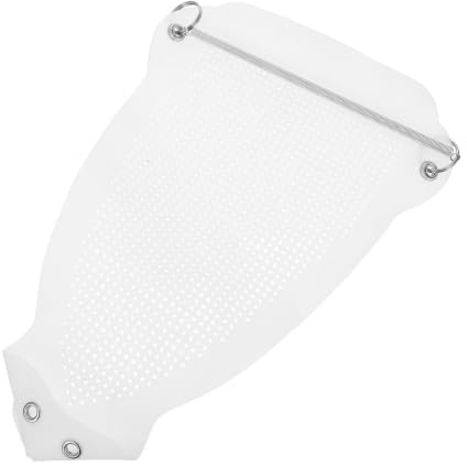 Cabilock Hitzeschutz Bügeleisen Schutzhülle aus Ptfe 0,3mm Weiß für Bügelhosen und Stoffe Hitzebeständig und Tragbar für Tägliche Bügelpflege