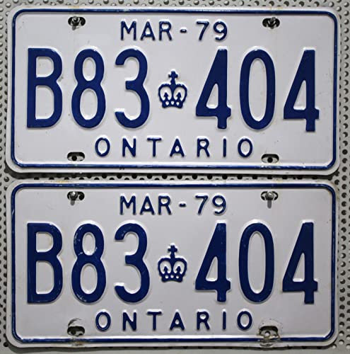 Ontario Nummernschild - KFZ Kennzeichen