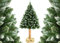 EcoMoli Weihnachtsbaum künstlich, mit glitzerndem Schnee und Naturstamm, wie echt, dicht, Premium Qualität, 160/180/220 cm groß (160)