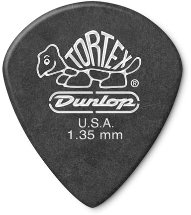 Jim Dunlop 498P 1.35mm Tortex Jazz III Guitar Pick Xl (Pack of 12)