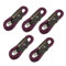5 x 10m Male to Female XLR Mic Leads/Balanced Microphone Cables / 8 Colours/Multi-Packs Purple