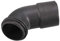 Sourcingmap Plastic Belt Sander Parts Bag Connector Black for 9403