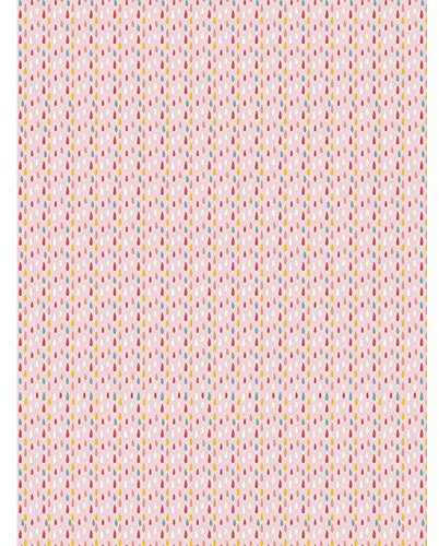 Decopatch FDA784C Papier Number 784 Packung (Rosa Tropfen, 395 x 298 mm), ideal für Ihre Papmachés, 20 Blätter