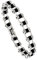 OUTLETISSIMO® BRACCIALE BRACCIALETTO ACCIAIO INOX CHIRURGICO UOMO DONNA CATENA BICI MOTO ET76