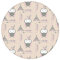 Gräflich Münster'sche Manufaktur beige Kindertapete Indianer Eulen - Vliestapete Kinder, Vintage GMM Design Tapete für Kinderzimmer | Spielzimmer (H: 2,6m B: 46,5cm)