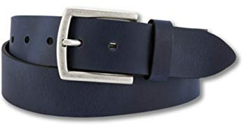 Bernd Götz Ledergürtel Gürtel PULL-UP 80cm Blau 402043-49