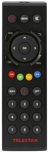 TELESTAR Fernbedienung – Original vom Hersteller (für digiHD TS 12, digiHD TS 13, digiHD TS 14, HD-SAT 40)