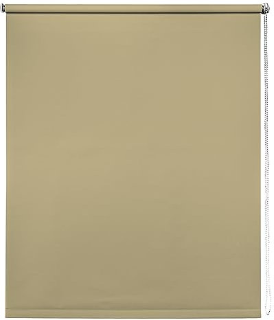 Made to Measure Thermal Blackout Blinds, Taupe, 165cm Drop - Cut to Fit Blackout Roller Blinds For Inside and Outside Recess Fitting Window Blinds of Multiple Colours by New Edge Blinds