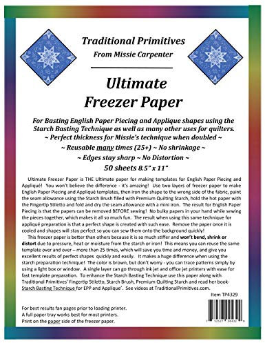 Traditional Primitives Freezer Paper, Brown, 8.5-x-11-inch