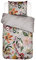 ESSENZA Bettwäsche Filou Grey Satin Grau Blumen Blüten Dahlien Tulpen Floral Geblümt Sterne, Größe:135 cm x 200 cm