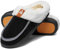 Mishansha Zapatillas Casa Hombre Mujer Invierno Pantuflas Hombre Invierno Zapatillas de Casa Antideslizantes Calientes Slippers Ahumado Negro, Gr.39 EU