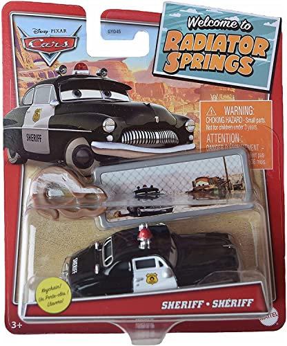 Disney Pixar Cars Sheriff Porte-clés Welcome to Radiator Springs
