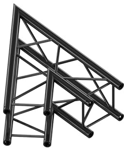 Milos Pro-30 Square G Truss - Corner - Heavy Duty QCVU19-45° corner - heavy duty - black - G