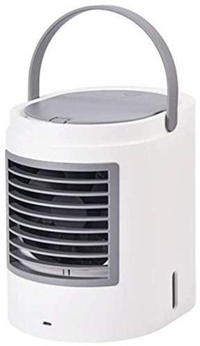 Aire acondicionado móvil Ventilador de refrigeración por agua portátil elíptico Coche silencioso, oficina con refrigeración Puede agregar agua más hielo UBS Ventilador pequeño Enfriadores