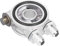 Leapiture Filtro radiatore Olio Piastra Sandwich Filtro Olio in Lega Set Adattatore termostato radiatore AN10 M18x1,5mm Raccordo Universale per Auto