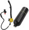 Keenso Kit de Tanque de Oxígeno de Buceo Portátil DIDEEP X4000Plus Equipo de Esnórquel de Aleación de Aluminio 1L con Correa de Gafas de Buceo (Botella Negra Cabeza Negra)