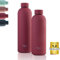 Thermo Flow® Edelstahl Trinkflasche – BPA-frei, Auslaufsicher, Isolierflasche doppelwandig – ideal für Schule, Outdoor, Büro & Reisen (Kastanienbraun,500ml)