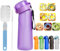 Air Gour Up Bouteille, 750ML Air-up Gourd Avec 7 sul Saveur Gout Pods, Bouteille d'eau Parfumée Sans Avec Paille-0 Sugar 0 Crie et tasse d'eau
