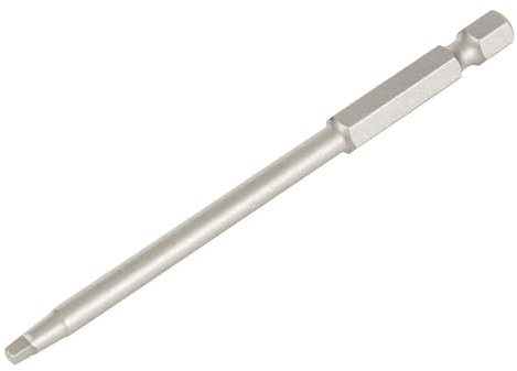 Trend Replacement Square Drive Bit, Robertson No.1, 1/4 Inch Hex Shank, 100 mm Length, for DK/JIG Decking Jig and DK/10X60/750 Deck Screws, WP-DK/JIG/1