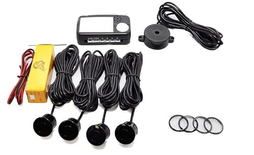 CISBO Parking Reversing Sensor Kit with 4 Sensors and Audio Buzzer SB336-4 (Purple Blue)