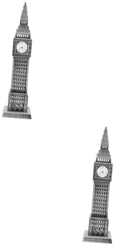 Cabilock 2St Big -Modell Architekturdekor London Big Figur Modell Uhr klug Wohnkultur bürodeko büro Dekoration bastelset basteln Desktop-Ornament Baumodell für zu Hause