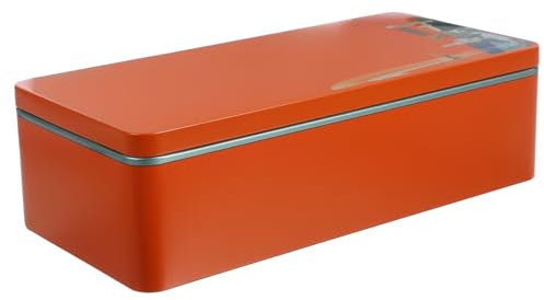 PHENOFICE Boîte De Rangement Pour Thé En Fer Blanc Pour Thé En Vrac Bonbons Sucre Petite Taille Large Gamme d 39 Utilisations Pour La Décoration Intérieure