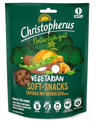Christopherus Vegetarian - Soft Snack - Tapioka mit Kürbis, 125g