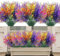 Boic 10 Bündel Kunstblumen Für Außen, Lavendel Künstliche Pflanzen Deko, Lavendel Künstliche Blumen Geeignet Für Zuhause, Büro, Bauernhaus, Küche, Garten Und Andere Pflanzen Dekoration (5 Colours)