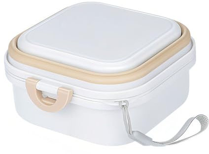 Gamelle Pliable 2 en 1 pour Chien,400 ML Gamelle de Voyage avec Couvercle et Cordon en Nylon pour Chiens et Chats,Promenade,Randonnée,Camping,Voyage