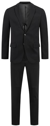 JEFF Herren JFMiller Anzug Set 2-teilig Anzugjackett und Hose Herrenanzug | Eleganter 2 teiliger Herrenanzug mit Stretch im Regular Fit, Herrensakko, Anzughose, Businessanzug, Hochzeitsanzug für Männer
