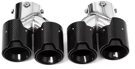 Carbon Endrohre kompatibel mit 2er M240i G42 Auspuffblende Blende Sportauspuff