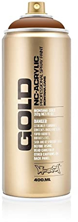 Montana GOLD Acrylic Professional Spray Paint 400 ml - Hazelnut by Montana Cans