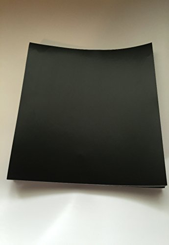 Print 247 MATT easy apply 50 Black 6 inch X 6 inch Square Bathroom/Kitchen Tile Stickers Cheap and cost effective