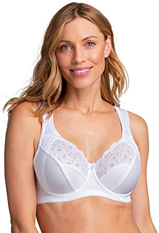 Reggiseno con Ferretto e Spalline Antiscivolo Miss Mary Amsterdam 6G White