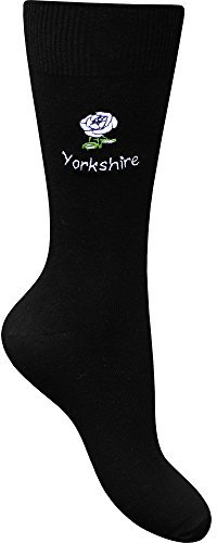 Men's Yorkshire & Lancashire Roses Everyday Gift Socks (Yorkshire Rose)