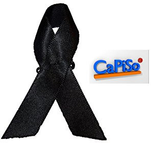 CaPiSo Trauer BZW. Kondolenz Schleifen, um Beileidsbekundung zu Zeigen (10 Stück)