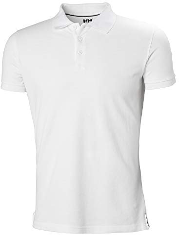 Helly Hansen Herren Crew Poloshirt, Weiß, M