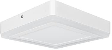 LEDVANCE Wand- & Deckenleuchte CLICK WHITE | Square | warmweiss| 200mm | 15W | Aluminium | IP20