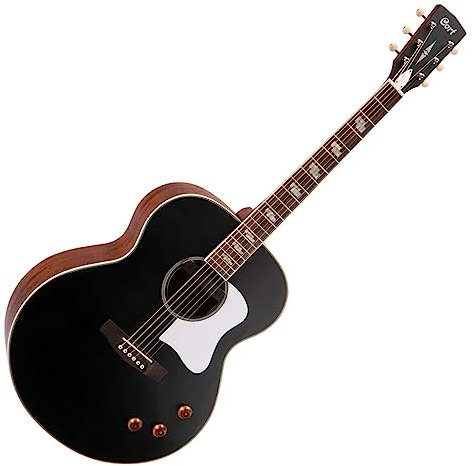Cort CJ-Retro Jumbo - Vintage Black Matte