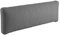sunnypillow Palettenkissen mit abnehmbarem Bezug Palettenauflage Palettenpolster Palettensofa Sitzkissen Rückenlehne Indoor/Outdoor Rückenkissen 120x40x20/10cm Anthrazit