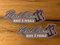 24/7stickers #141/3 Pedals Aufkleber Auto Sticker 12,5x4,5cm Hand Schalter Manuel Drift Fly Off Auto Tuning Oldschool Oldtimer Hotrod V8 USa