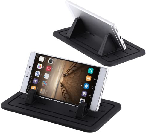 Supporto per telefono in silicone per auto tappetino per cruscotto supporto antiscivolo per telefono cellulare larghezza regolabile per qualsiasi smartphone GPS tavolo soporte